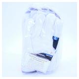 Pack of White Leather Work Gloves