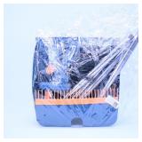 Blue Broom and Dustpan Set