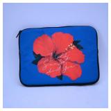Floral Laptop Sleeve with Text