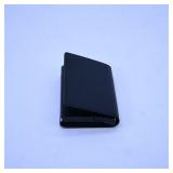 Black Leather Card Holder