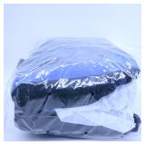 Foldable Black and Blue Chair