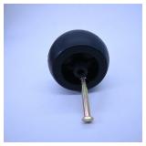 Black Plastic Caster Wheel with Bolt