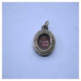 Vintage Religious Pendant with Cross