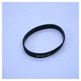 Black WWJD Silicone Bracelet