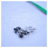 Black Bead Rosary in Plastic Bag