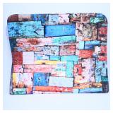 Colorful Wooden Plank Design Mat