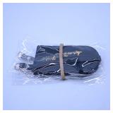 Black Travel Luggage Tag Set