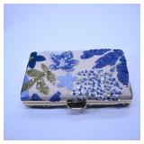 Floral Embroidered Clutch Purse