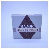 Razor Card to Wallet Magic Trick