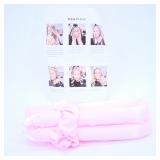 Pink Heatless Hair Curling Set