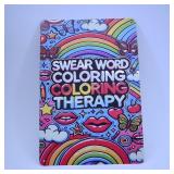 Swear Word Coloring Therapy Sign