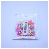 Colorful Plastic Flower Beads Pack