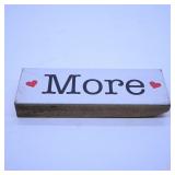 Decorative Wooden Block Sign