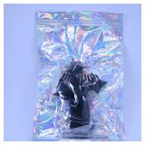 Holographic Bag with Black Cross Design