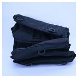 Black Multi-Compartment Duffle Bag