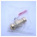 Brass Ball Valve with Red Handle