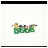 Vintage Electric Football Player Figures