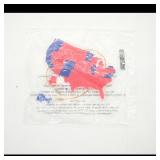 USA Map Keychain in Packaging