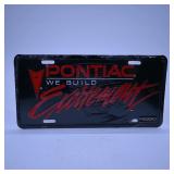 Pontiac License Plate Cover