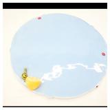 Colorful Clay Stand with Decorative Elements