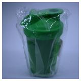 Green Plastic Shaker Bottle
