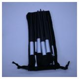 Black Makeup Brush Set with Pouch