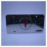 Pontiac Mirror License Plate