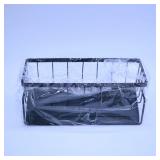 Black Metal Storage Basket