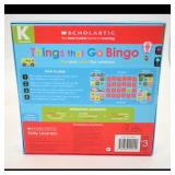 Scholastic Things That Go Bingo Game