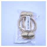 Gold Magnetic Curtain Tiebacks