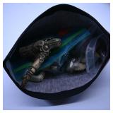 Assorted Carved Figurines in Pouch