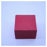 Red Box with Costume Jewelry Ring