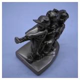 Metal Sculpture of Children Playing