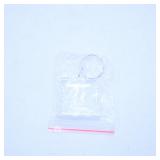 Clear Acrylic Keychain in Plastic Bag