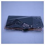 Black Leather Wallet in Packaging