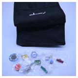 eBay Tote Bag with Assorted Pins