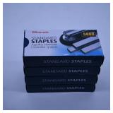 Officemate Standard Staples 5000 Count four boxes