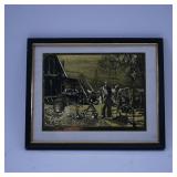 Framed Rustic Landscape Print