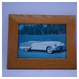 Framed Vintage Car Photograph
