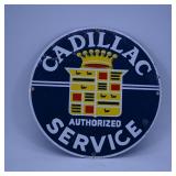 Cadillac Authorized Service Sign
