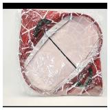 Red Pop-Up Basket with White Web Design