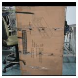 TV Stand in Black Grain Finish