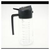Clear Measuring Dispenser with Black Lid