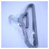 Set of Gray Velvet Clothes Hangers