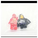 LEGO Minifigures in Red and Black Outfits