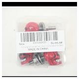 Basheng Skull License Plate Screws (Red)