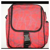 AARP Red Patterned Messenger Bag