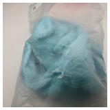 Blue Plush Sweater in Plastic Bag