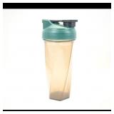 BlenderBottle Shaker with Green Lid