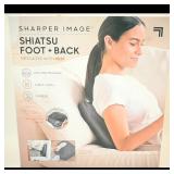 Sharper Image Shiatsu Foot + Back Massager